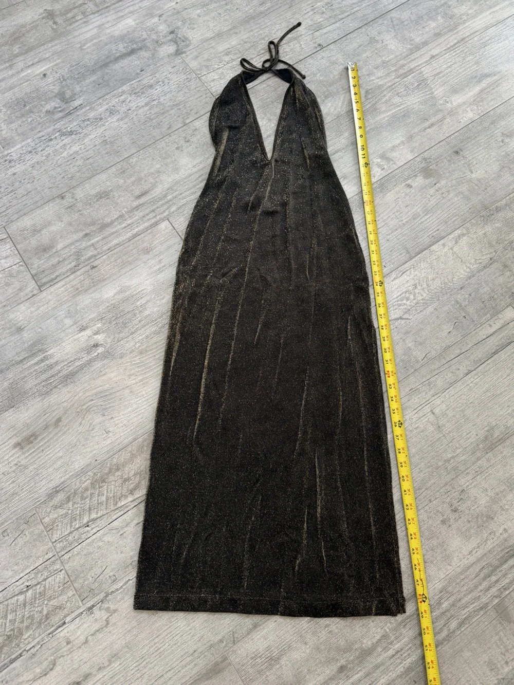 RARE Vintage Y2K Victoria’s Secret Backless Sheer Halter Dress with Deep plunge
